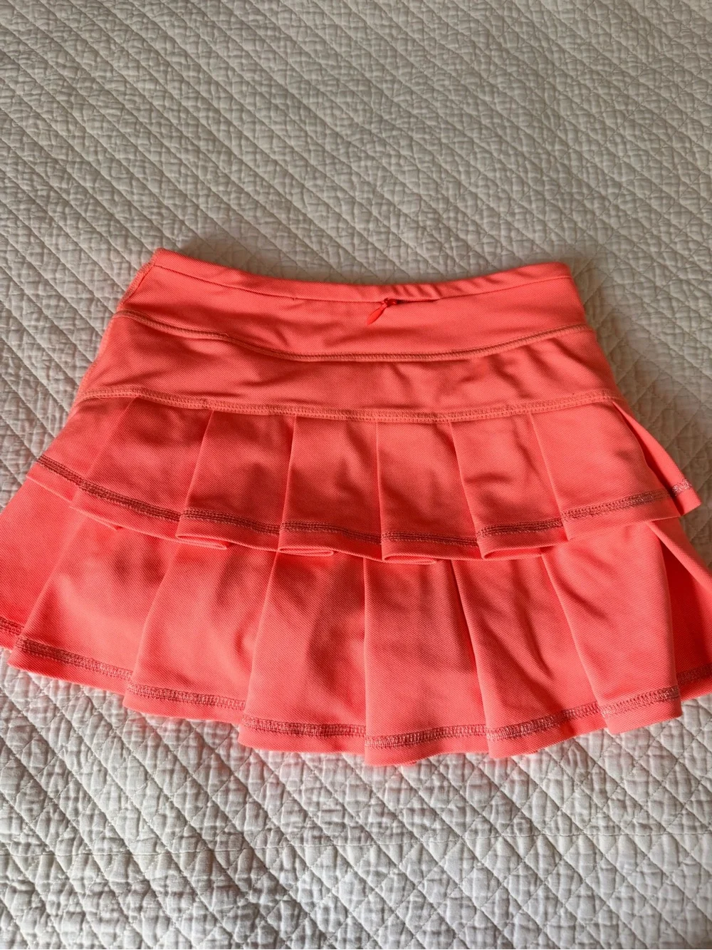 Girls GapFit Athletic Coral Skort with Built-In Shorts